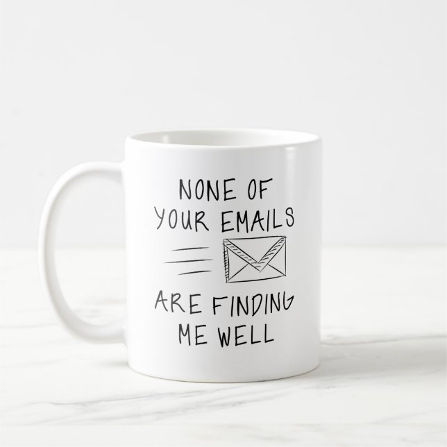 Funny Office Mug, Boss Gift, Coworker Mug, Funny E Coffee Mug (Left)