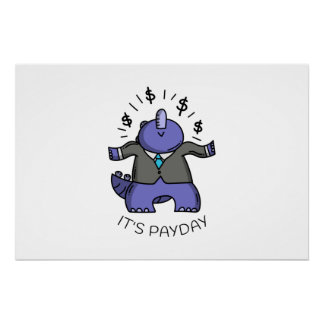 funny office quotes of dinosaurs payday poster