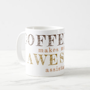 Funny office work custom typography quote gift coffee mug