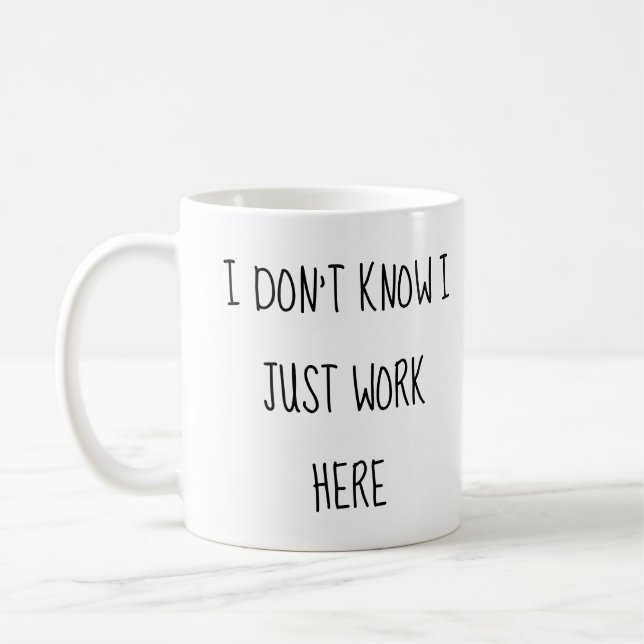 Funny Office Work Mug Corporate Gift Employee (Left)