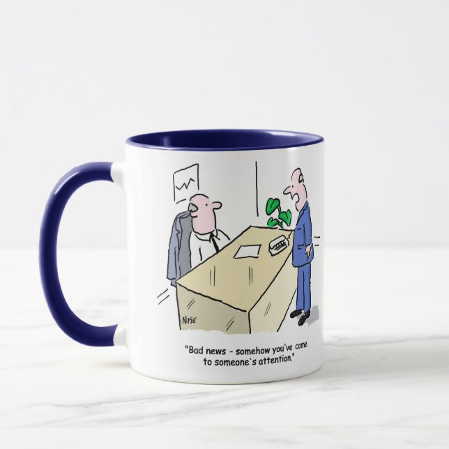 Funny Office Worker Mug (Left)
