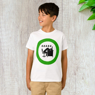 Funny Office Worker Sleeping at Desk T-Shirt
