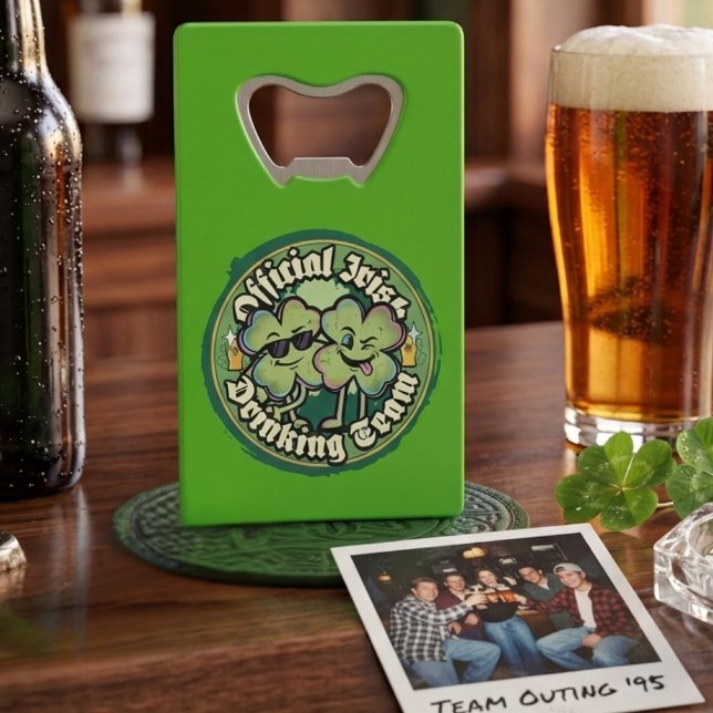 Funny Official Irish Drinking Team Wallet Opener (Creator Uploaded)
