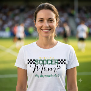 Funny Official Soccer Mum Judging The Referee Art Tri-Blend Shirt