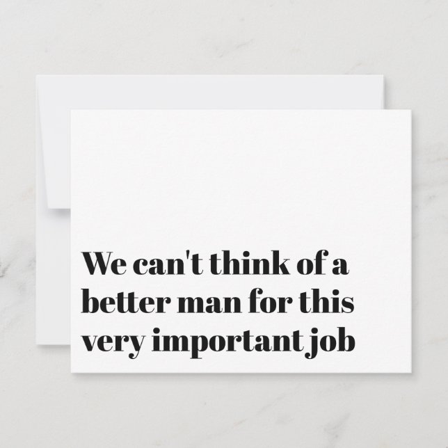 Funny Officiant Proposal Marry Us Invitation (Front)