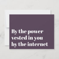 Funny Officiant Proposal Marry Us Invitation