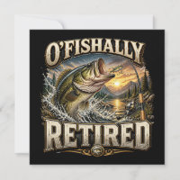 Funny Ofishally Fishing Dad Grandpa Retirement