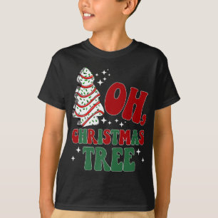 Funny Oh Christmas Tree Cakes Debbie Christmas Ret T-Shirt