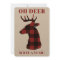 Funny Oh Deer What a Year Buffalo Plaid