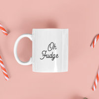 Funny Oh Fudge Christmas Morning Stocking Stuffer