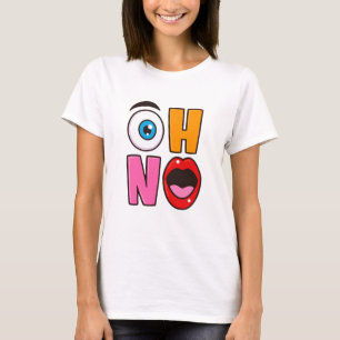 Funny “Oh No” Cartoon T-Shirt