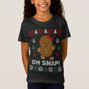 Funny Oh Snap! Gingerbread Cookie Ugly Sweaters