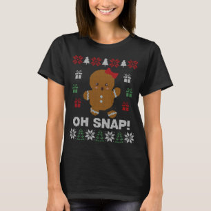 Funny Oh Snap! Gingerbread Cookie Ugly Sweaters
