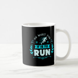 Funny Oh What Fun It Is To Run Cross Country Chris Coffee Mug