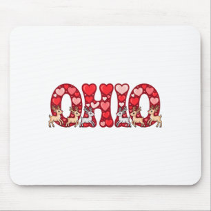 Funny Ohio Deer Midwestern Party O-h-i-o In Valent Mouse Mat