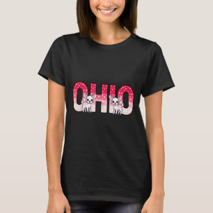 Funny Ohio Deer Midwestern Party O-h-i-o In Valent T-Shirt