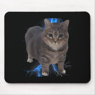 Funny Oiia Oiia Spinning Cat Meme Cat Brainrot Mouse Mat