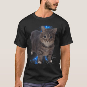 Funny Oiia Oiia Spinning Cat Meme Cat Brainrot T-Shirt
