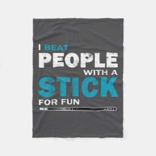 Funny Ol Chalk Design - Billard Snooker Fleece Blanket