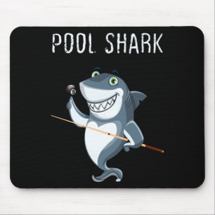 Funny Ol Shark Ol Players Billiard  Mouse Mat
