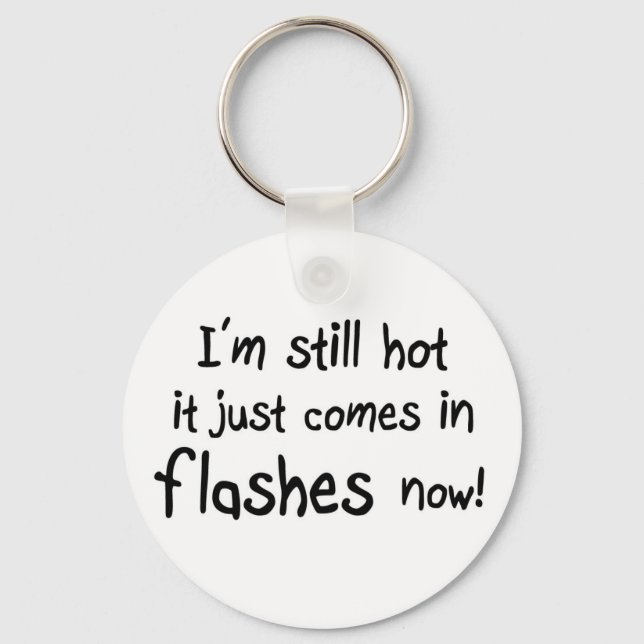 Funny old age humour keychains birthday joke gift (Front)