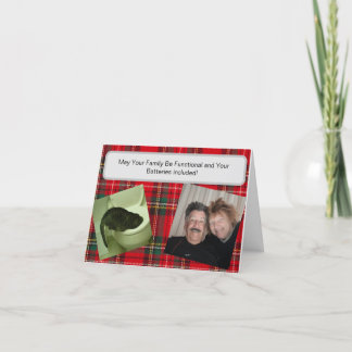 Funny old couple Christmas card