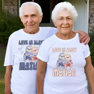 Funny Old Couple Grandparent Matching Anniversary T-Shirt