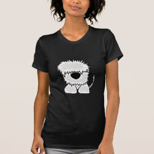 Funny Old English Sheepdog Cartoon T-Shirt