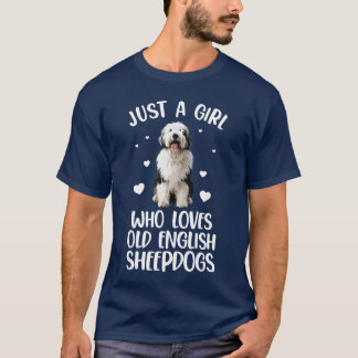 Funny Old English Sheepdog Design For Women Sheepd T-Shirt