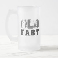 Funny Old Fart Birthday Typography