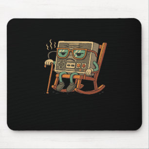 Funny Old Gamer Gaming Retro 80s 90s Video Game Ol Mouse Mat