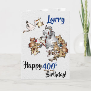 Funny Old Grandpa Goat Birthday Card