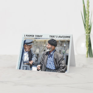 FUNNY OLD GUY GETTING OLDER BIRTHDAY CARD