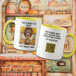 Funny Old Lady Baker’s Coffee Mug