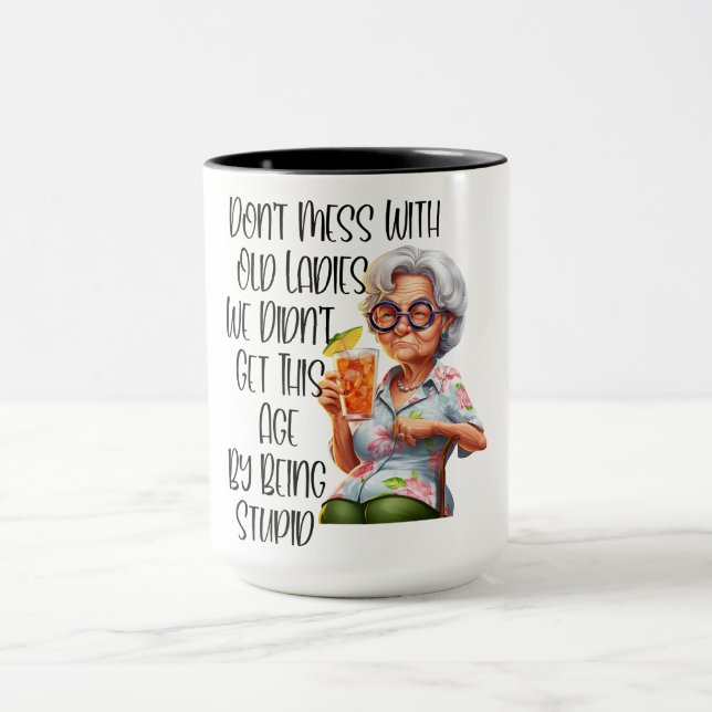 Funny Old Lady Mug (Center)