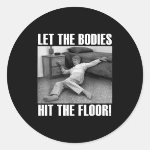 Funny Old Lady Sarcastic Quote, Hilarious Meme Classic Round Sticker