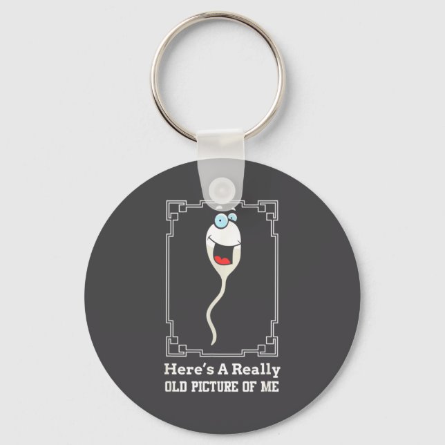 Funny Old Man Birthday Gag For Men Over 60  Key Ring (Front)