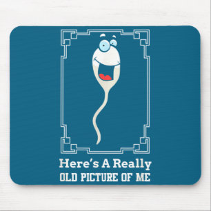 Funny Old Man Birthday Gag For Men Over 60 Mouse Mat