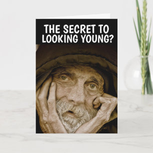 FUNNY OLD MAN BIRTHDAY Greeting Card