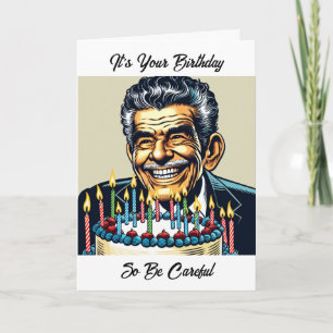 Funny Old Man Birthday Humour Card