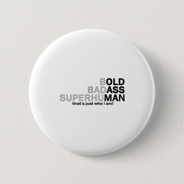 Funny Old Man Saying Gag Dad Grandpa Husband Fathe 6 Cm Round Badge (Front)