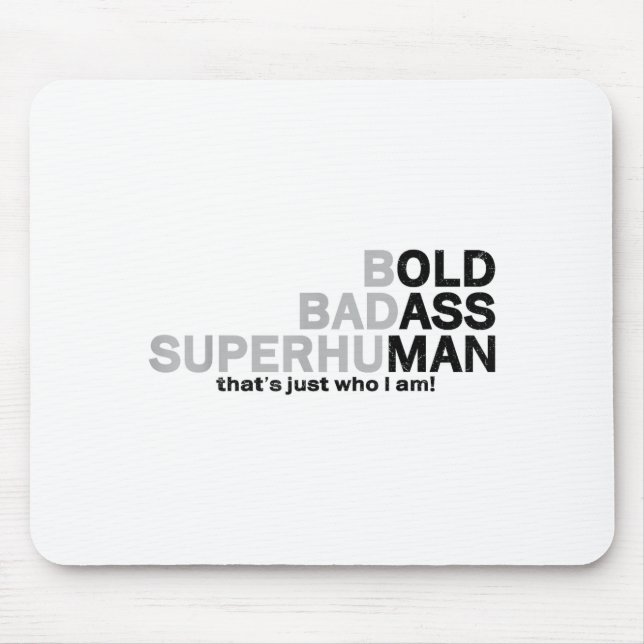 Funny Old Man Saying Gag Dad Grandpa Husband Fathe Mouse Mat (Front)