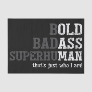 Funny Old Man Saying Gag Gift Dad Fathers Day Tissue Paper