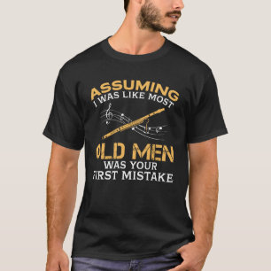 Funny Old Men Who Loves Bassoon T-Shirt