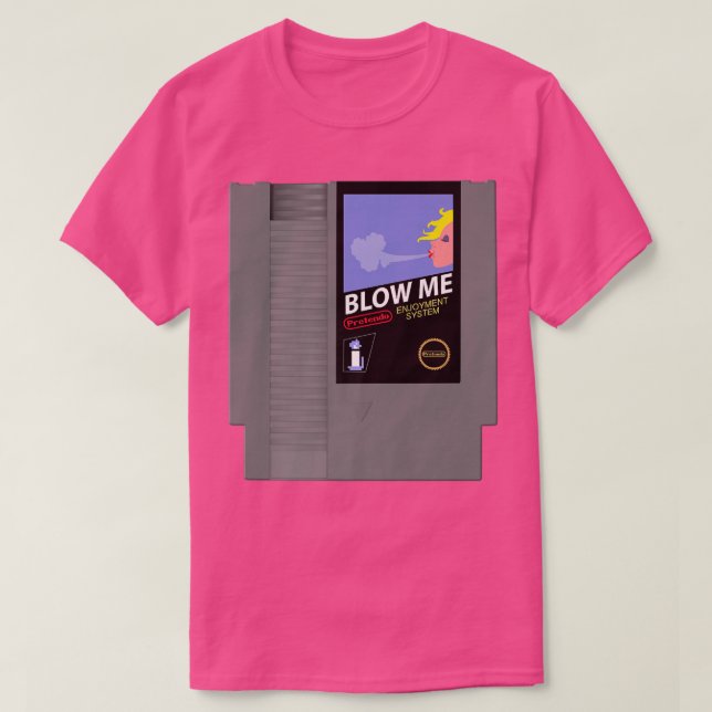 Funny Old School 80s Retro Video Game Cartridge Te T-Shirt (Design Front)