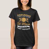 Funny Old Women Volleyball Lovers