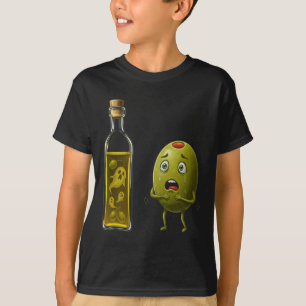 Funny Olive Oil Ghost Horror Humour Halloween Cost T-Shirt