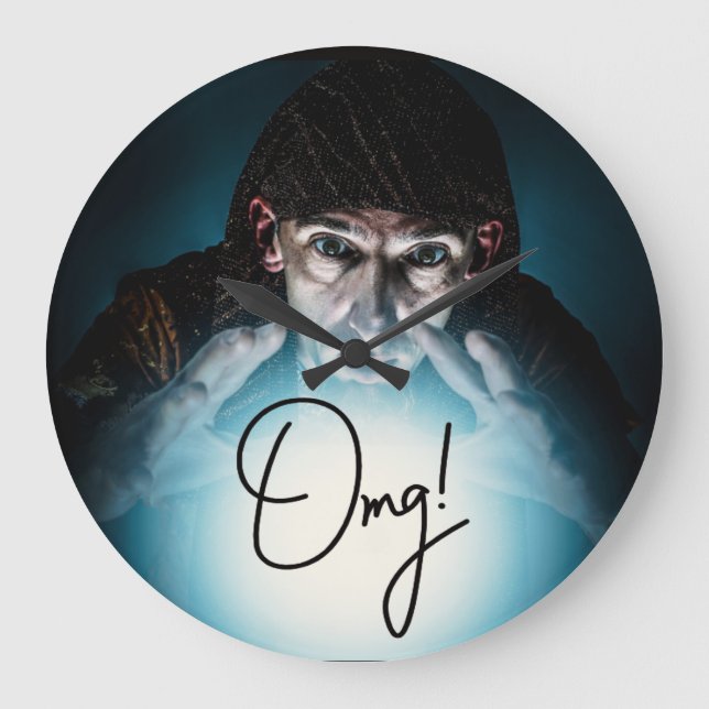 Funny OMG Wall Clock (Front)