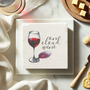 Funny On Cloud Wine Coaster