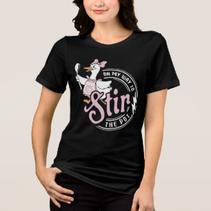 Funny On My Way To Stir The Pot Tri-Blend Shirt
